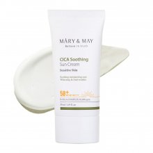 MARY&MAY Cica Soothing Sun Cream SPF50+/PA++++ - Zklidňující opalovací krém pro citlivou pleť