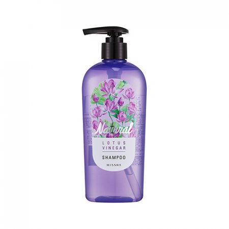MISSHA Natural Lotus Vinegar Shampoo – Šampón na vlasy so sviežou vôňou lotosu