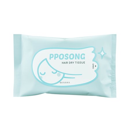 MISSHA Pposong Hair Dry Tissue – Obrúsky pre zmatnenie a osvieženie mastných vlasov