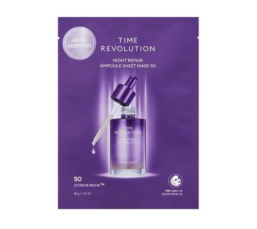 TIME REVOLUTION Night Repair Ampoule Sheet Mask 5X