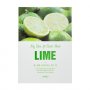 A'PIEU My Skin-Fit Sheet Mask (Lime) – Rozjasňujúca plátienková maska s extraktom z limetky