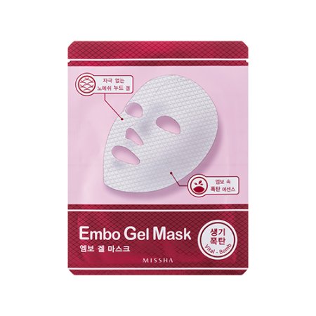 MISSHA Embo Gel Mask (Vital Bomb) – Vitalizující embosovaná gelová maska