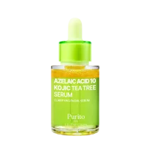 PURITO Azelaic Acid 10 Kojic Tea Tree Serum – Sérum s kyselinou azelaovou, kojovou a tea tree