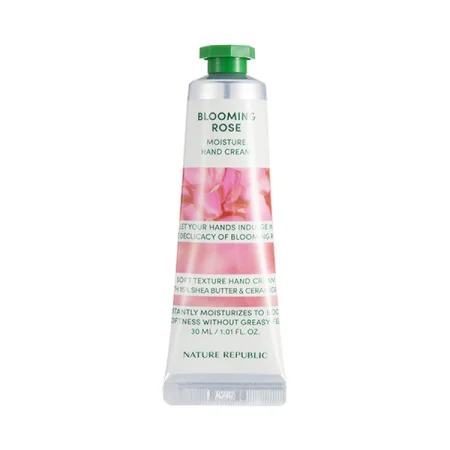 NATURE REPUBLIC Hand & Nature Blooming Rose Hand Cream - Hydratační krém na ruce