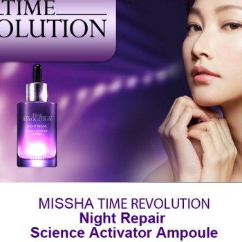 MISSHA Time Revolution Night Repair Science Activator Ampoule  -  intenzivní ochrana proti stárnutí pleti a hlubokým vráskám