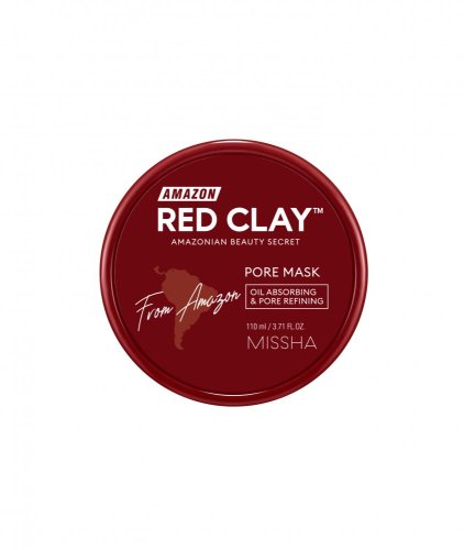 MISSHA Amazon Red Clay™ Pore Mask -  Ílová maska ​​pre sťahovanie pórov