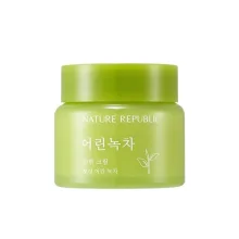NATURE REPUBLIC Young Green Tea Mild Cream - Lehký gelový hydratační krém