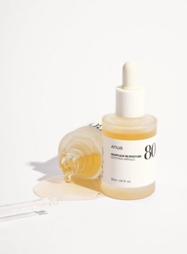 ANUA Heartleaf 80% Moisture Soothing Ampoule - Zklidňující ampule s 80% extraktem z toulně srdčité