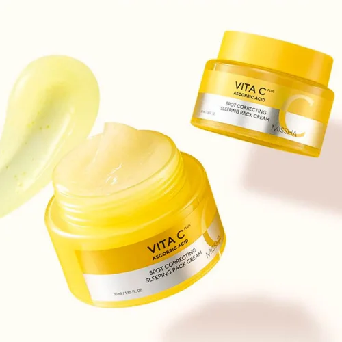 VITA C PLUS Spot Correcting Sleeping Pack Cream – Noční rozjasňující krém s vitamínem C