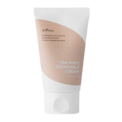 ISNTREE Yam Root Vegan Milk Cream - Hloubkově hydratační krém na obličej