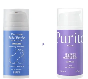 PURITO Luminous Ceramide Moisturizer - Zklidňující a posilující krém s ceramidy
