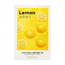 MISSHA Airy Fit Sheet Mask (Lemon) – Plátýnková maska s výtažkem z citronu