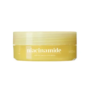 MISSHA Airy Fit Niacinamide Brightening Face & Eye Patch - Rozjasňující polštářky na obličej a oční okolí s niacinamidem