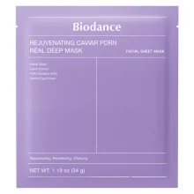 BIODANCE Rejuvenating Caviar PDRN Real Deep Mask - Regeneračná maska ​​na obnovu kožnej bariéry