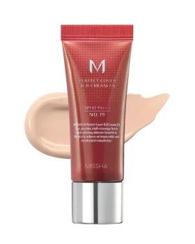 MISSHA M Perfect Cover BB Cream EX - Hydratačný BB krém s UV ochranou - Odtieň: No.19 Cool Ivory