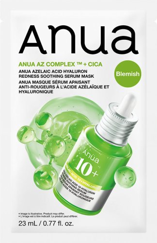 ANUA Azelaic Acid Hyaluron Redness Soothing Serum Mask - Zklidňující maska ​​s kyselinou azelaovou proti zarudnutí