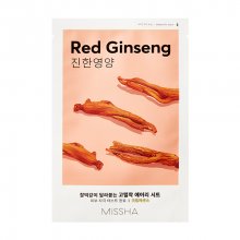 MISSHA Airy Fit Sheet Mask (Red Ginseng) – Plátýnková maska s výtažkem z ženšenu