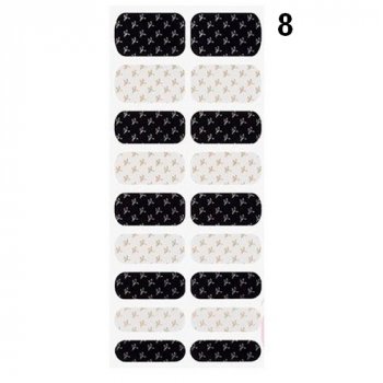 MISSHA Glam Art Nail Sticker (No.8) - Nálepky na nechty