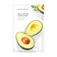 NATURE REPUBLIC Real Nature Sheet Mask Avocado - Hydratujúca a vyživujúca plátienková maska