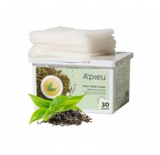 A'PIEU Daily Sheet Mask (Green Tea/Soothing) – Jednorázové zklidňující masky s tea tree (30ks)
