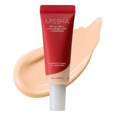 MISSHA M Perfect Cover BB Cream PRO 20 ml - Hydratačný BB krém s UV ochranou - Odtieň: No.17 Fair