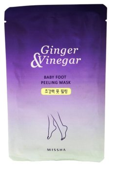 AKCIA 1 + 1 MISSHA Ginger & Vinegar Baby Foot Peeling Mask
