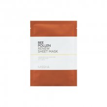 MISSHA Bee Pollen Renew Sheet Mask – Plátýnková maska s protivráskovým účinkem