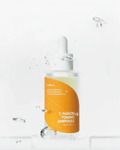 ISNTREE C-Niacin Toning Ampoule - Revitalizačné a rozjasňujúce sérum s rakytníkom