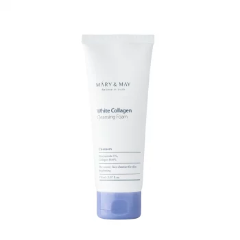 MARY&MAY White Collagen Cleansing Foam - Čisticí pěna s kolagenem pro každodenní použití