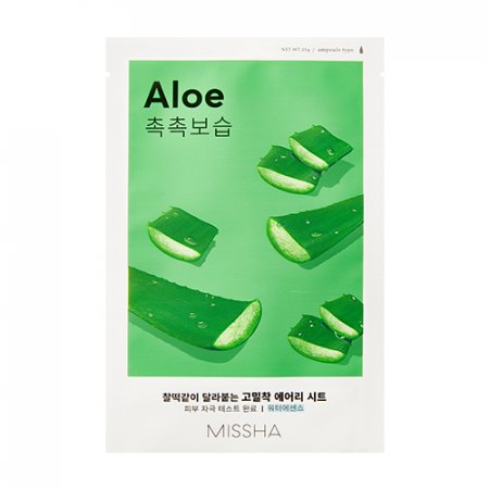 MISSHA Airy Fit Sheet Mask (Aloe) – Plátýnková maska s výtažkem aloe vera