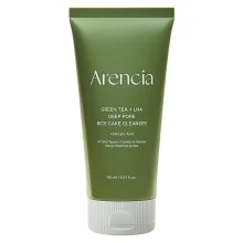 ARENCIA Green Tea + LHA Deep Pore Rice Cake Cleanser - Čistiaca pasta na póry so zeleným čajom a LHA