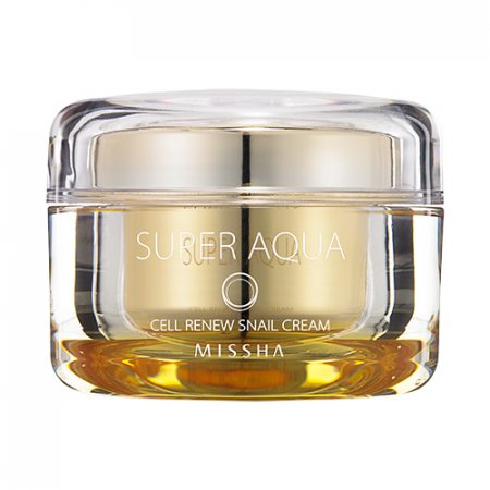 SUPER AQUA Cell Renew Snail Cream - Vysoko hydratačný krém so slimačím extraktom 47ml