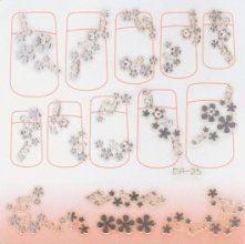 MISSHA Lovely Nail Design Sticker No.17 - Samolepky na nehty