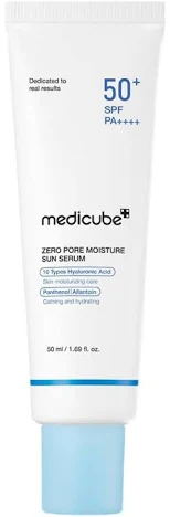 MEDICUBE Zero Pore Moisture Sun Serum SPF 50+ PA++++ - Hydratačné ochranné sérum na pleť