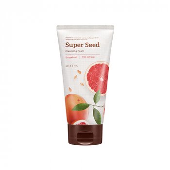 MISSHA Super Seed Grapefruit Cleansing Foam – Pleťová čistiaca pena s extraktom jadierok grapefruitu