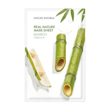 NATURE REPUBLIC Real Nature Sheet Mask Bamboo - Hydratační a zklidňující plátýnková maska