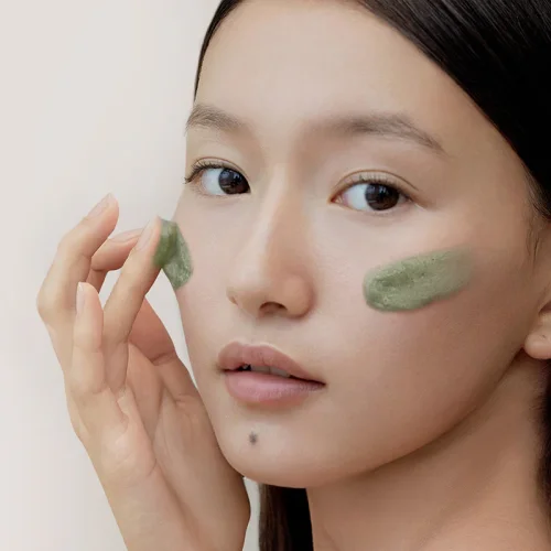 ARENCIA Green Tea + LHA Deep Pore Rice Cake Cleanser - Čisticí pasta na póry se zeleným čajem a LHA
