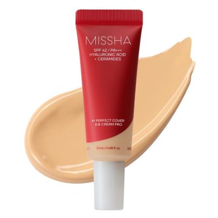 MISSHA M Perfect Cover BB Cream PRO 20 ml - Hydratační BB krém s UV ochranou - Odstín: No.25 Warm Beige