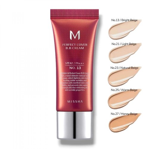 MISSHA M Perfect Cover BB Cream EX - Hydratační BB krém s UV ochranou