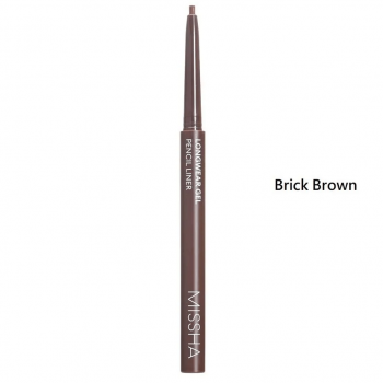 MISSHA Longwear Gel Pencil Liner - Dlouhotrvající gelová tužka na oči - Odstín: Pecan Brown