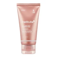 MEDICUBE Collagen Night Wrapping Mask - Nočná maska s kolagénom na spevnenie a hydratáciu pleti