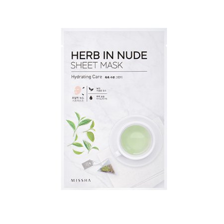 MISSHA Herb In Nude Sheet Mask (Hydrating Care) – Bylinná plátienková maska s hydratačným účinkom