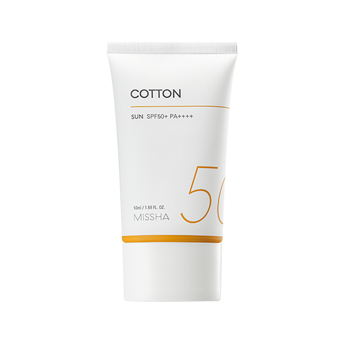 MISSHA All Around Safe Block Cotton Sun SPF50+ PA++++ - Lehký opalovací krém pro každodenní použití