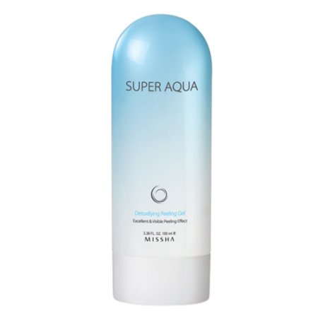 MISSHA Super Aqua Detoxifying Peeling Gel (D-Tox)-MISSHA Super Aqua Peeling Gel - peelingový gel