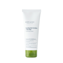 MARY&MAY Houttuynia Cordata + Tea Tree Cleansing Foam - Upokojujúca čistiaca pena pre problematickú pleť