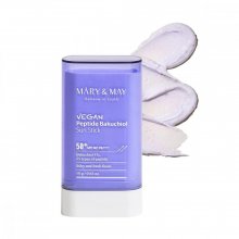 MARY&MAY Vegan Peptide Bakuchiol Sun Stick SPF50+ PA++++ - Tyčinka na opaľovanie s peptidmi a bakuchiolom