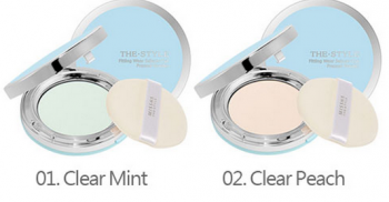 MISSHA The Style Fitting Wear Sebum Cut Pressed Powder (No.1/Clear Mint) - pudr kontrolující nadměrnou tvorbu kožního mazu