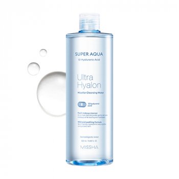 SUPER AQUA Ultra Hyalon Micellar Cleansing Water – Micelárna pleťová voda