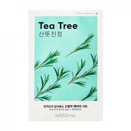 MISSHA Airy Fit Sheet Mask (Tea Tree) – Plátienková maska s výťažkom z tea tree