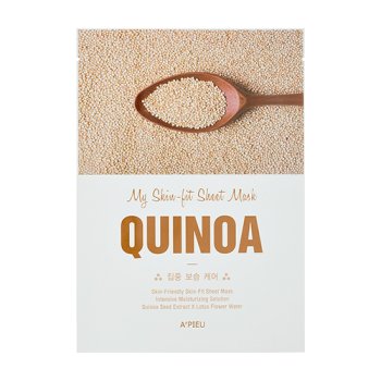 A'PIEU My Skin-Fit Sheet Mask (Quinoa) – Spevňujúca plátienková maska s extraktom z merlíku čínskeho